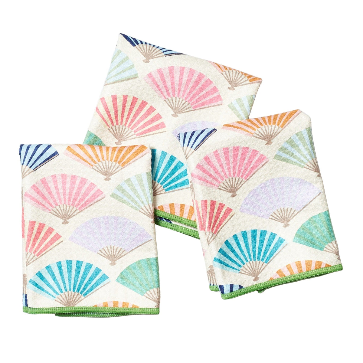 Mighty Mini Towel (Set of 3) Reversible - Signature Collection Paper Fans - Once Again Home Co.