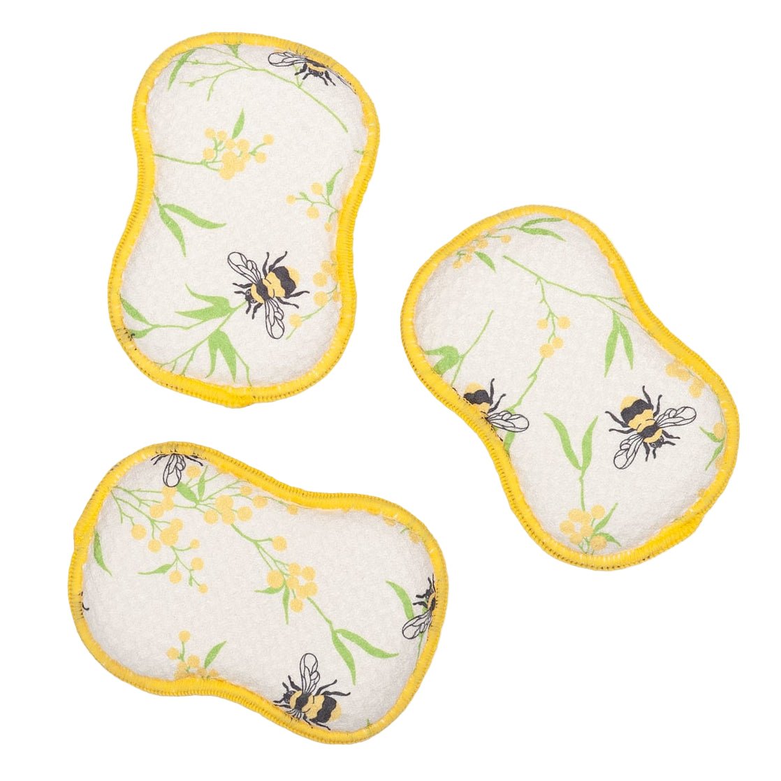 RE:usable Sponges (Set of 3) - Bumblebee - Once Again Home Co.