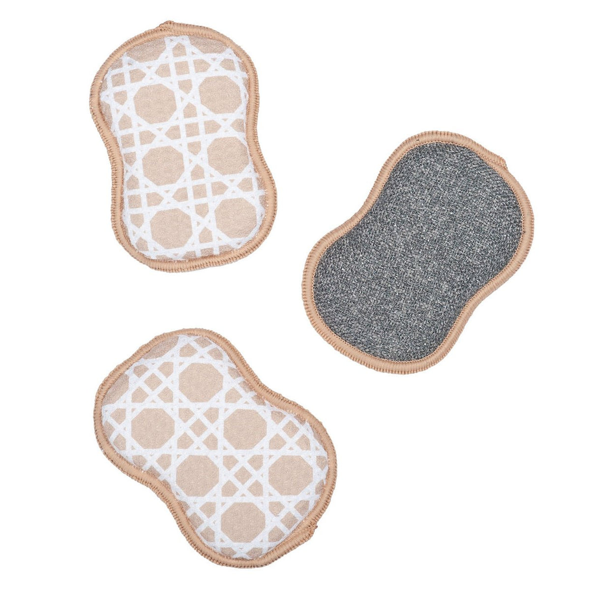 RE:usable Sponges (Set of 3) - Caning - Once Again Home Co.