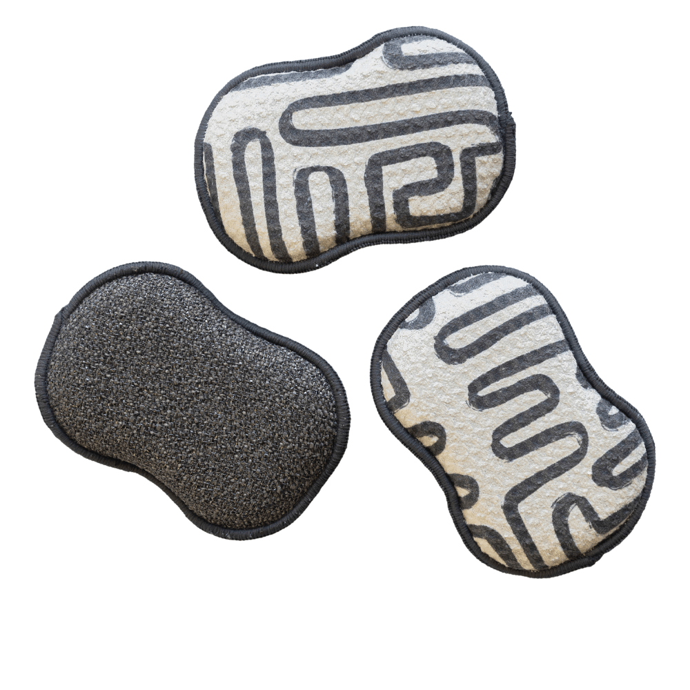 RE:usable Sponges (Set of 3) - Doodle - Once Again Home Co.
