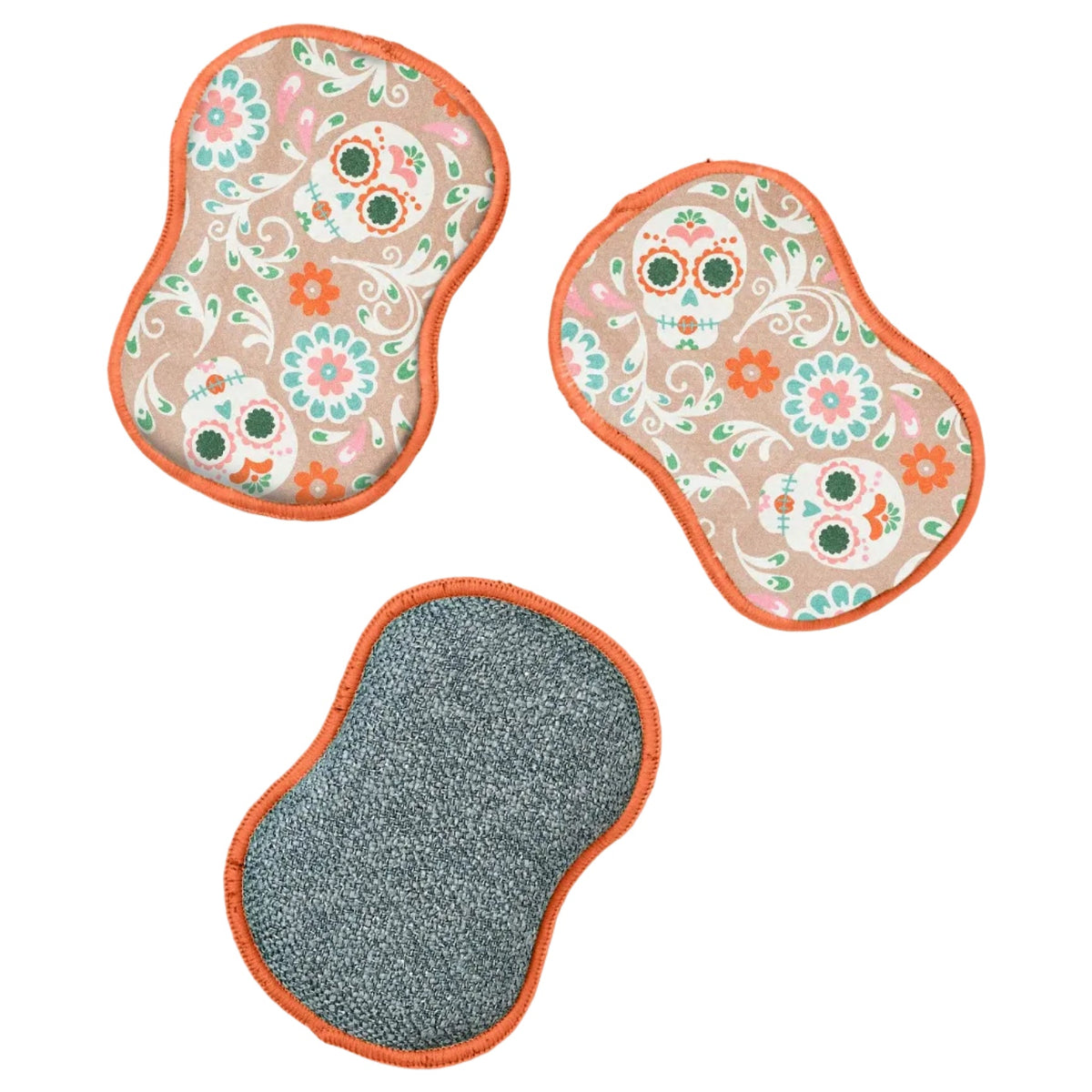 RE:usable Sponges (Set of 3) - Heather Jacobs Sugar Skull - Once Again Home Co.