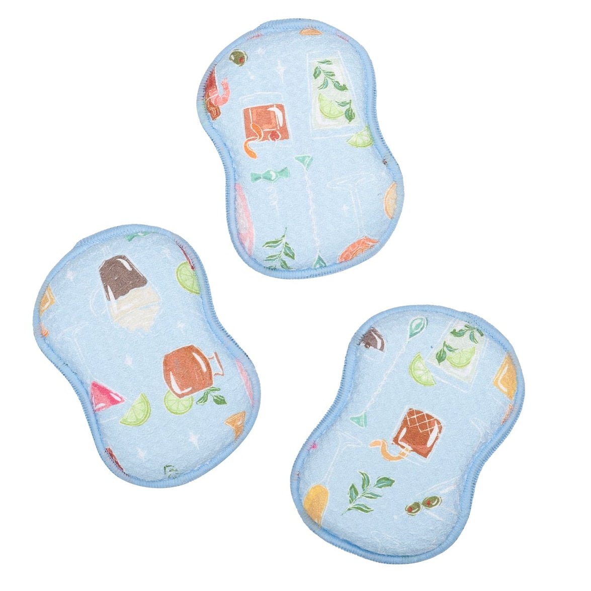 RE:usable Sponges (Set of 3) - Iris & Sea Happy Hour - Once Again Home Co.