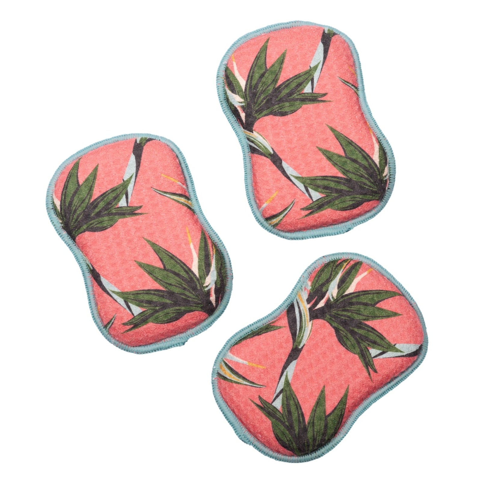 RE:usable Sponges (Set of 3) - Janine Lecour Bird of Paradise - Once Again Home Co.