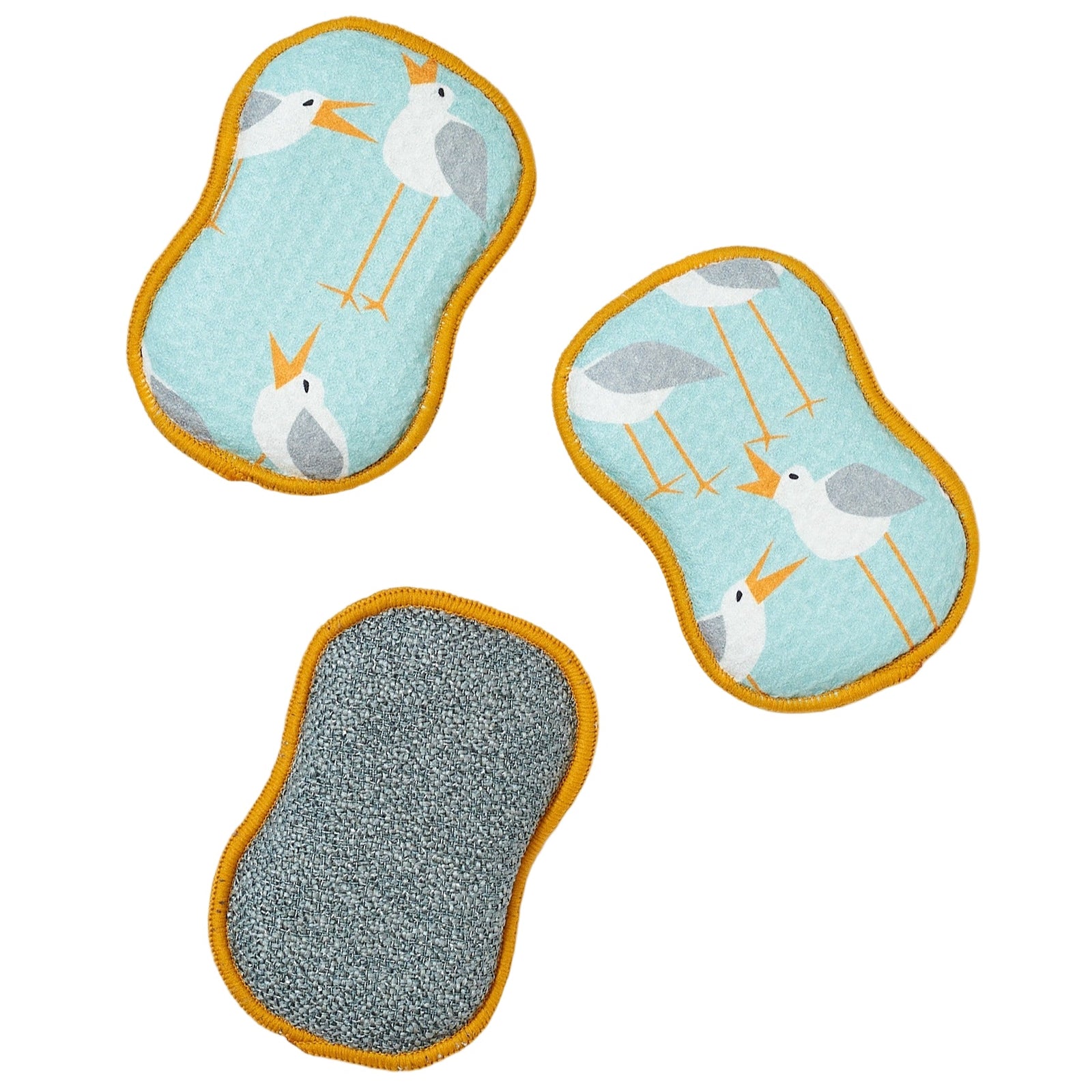 RE:usable Sponges (Set of 3) - Kate Nelligan Seagull - Once Again Home Co.