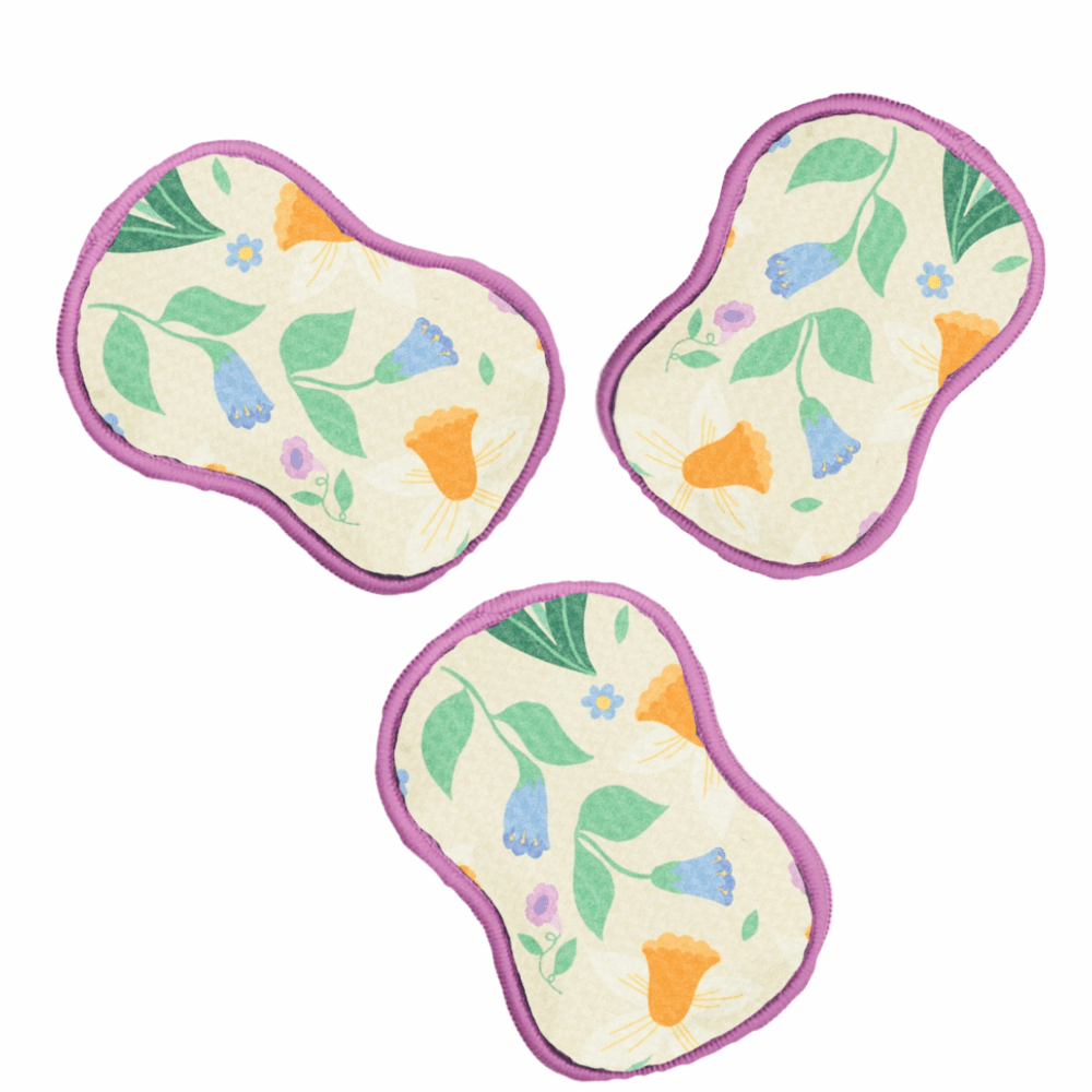 RE:usable Sponges (Set of 3) - MT Daffodil - Once Again Home Co.