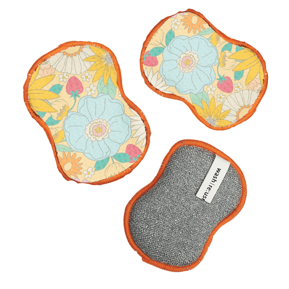 RE:usable Sponges (Set of 3) - MT Daisies - Once Again Home Co.