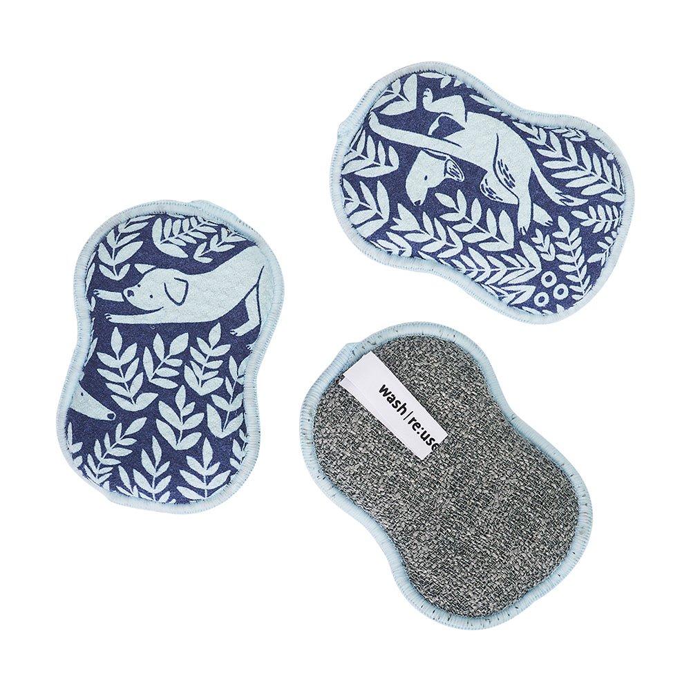 RE:usable Sponges (Set of 3) - Nuthatch Dog Park - Once Again Home Co.