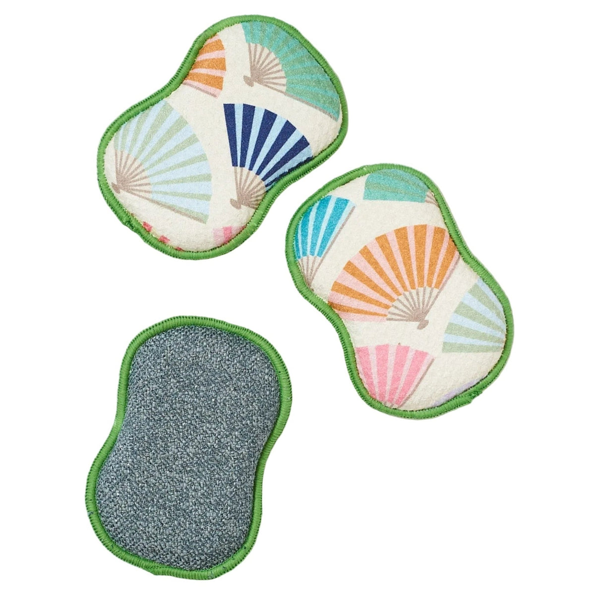 RE:usable Sponges (Set of 3) - Signature Collection Paper Fans - Once Again Home Co.