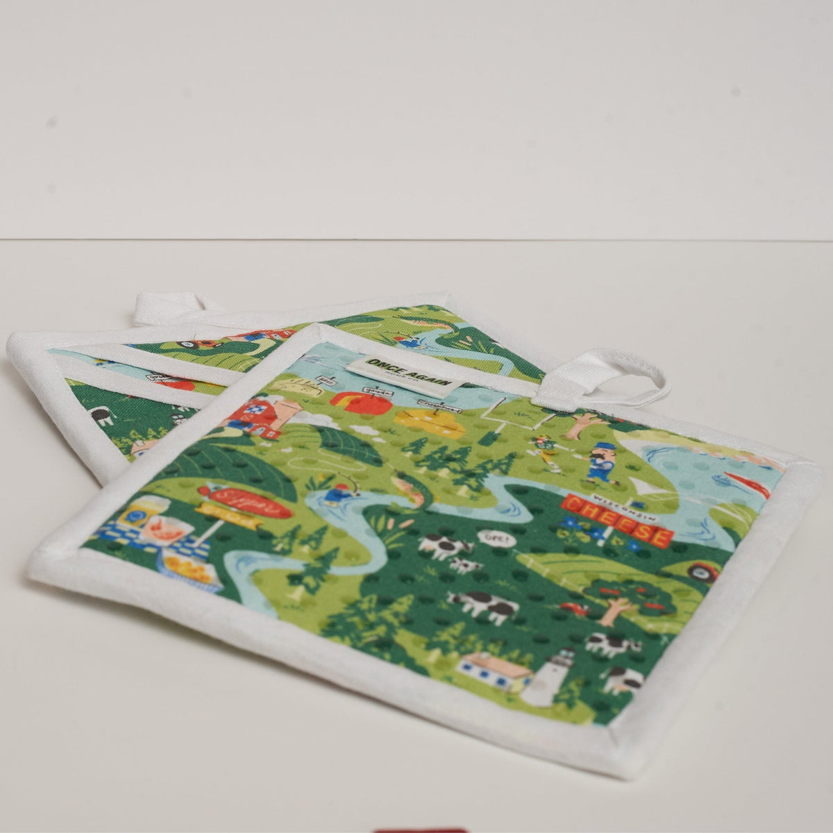 Wisconsin re:heat Potholder - Set of 2 - Once Again Home Co.