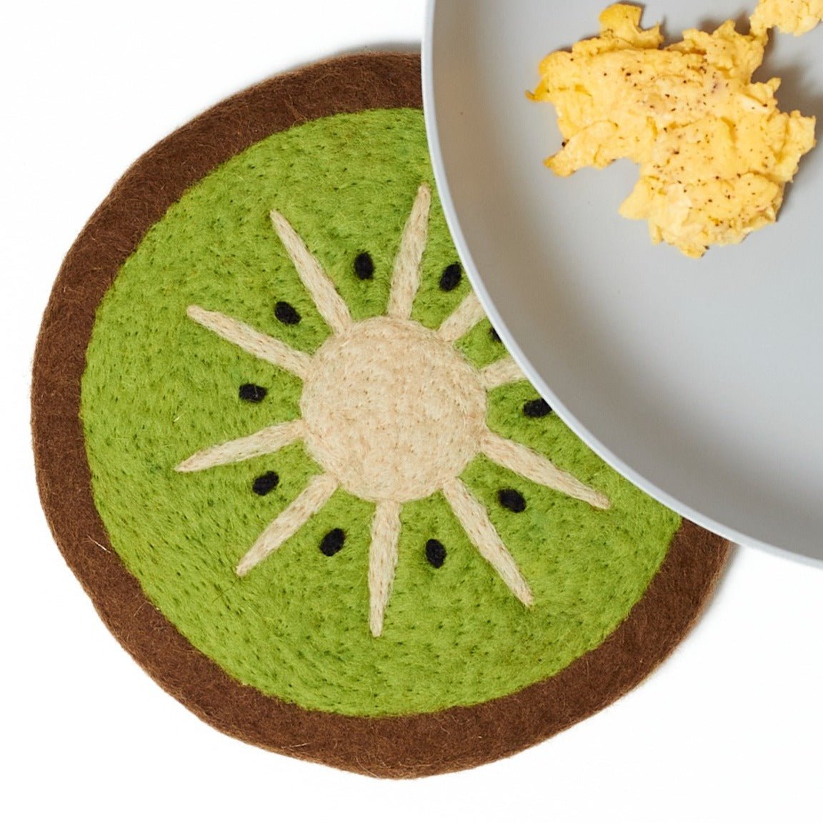 Wool Trivet - Kiwi - Once Again Home Co.