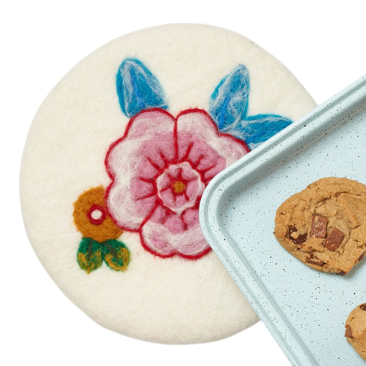 Wool Trivet - Mary Engelbreit Sunny Flowers - Once Again Home Co.