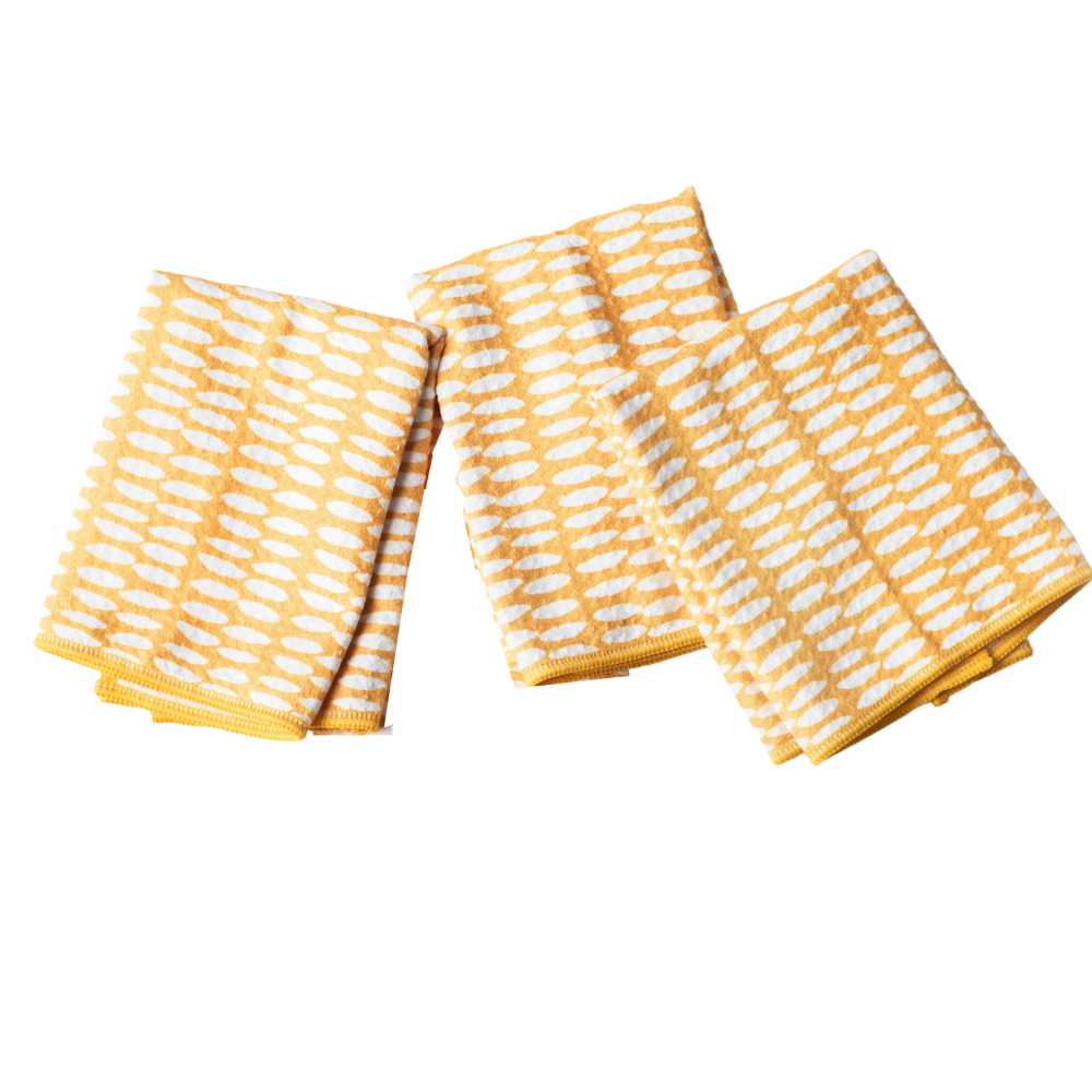 Mighty Mini Towel (Set of 3) - Beans Kitchen Towels Once Again Home Co. Yellow  