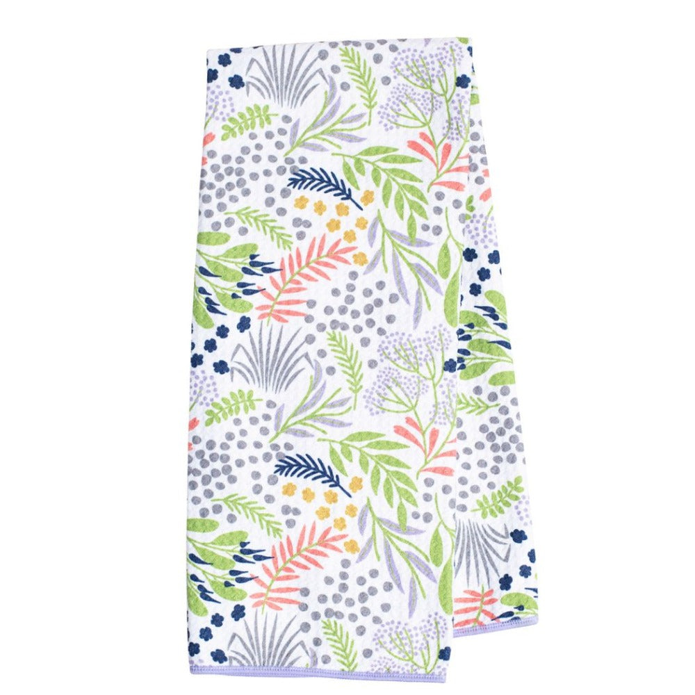 Anywhere Towel - Inca Floral Kitchen Towels Once Again Home Co. Lilac  