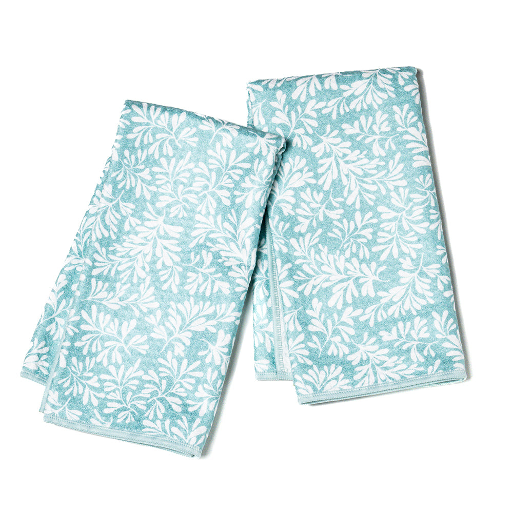 Biggie Towel (set of 2) Herbage Table Linens Once Again Home Co. Turquoise