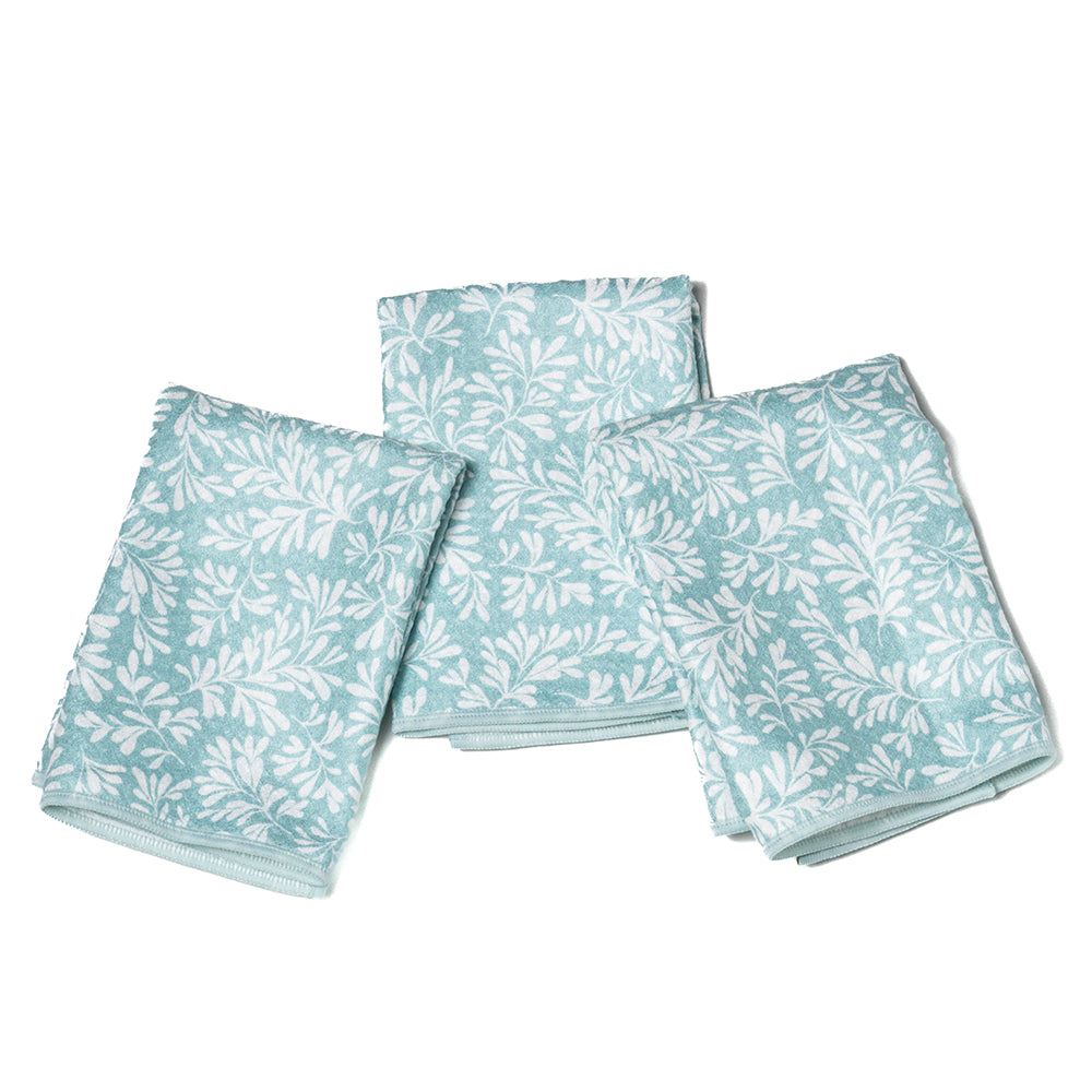 Mighty Mini Towel (Set of 3) - Herbage kitchen towels Once Again Home Co. Turquoise  