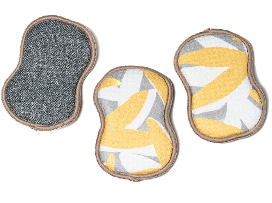 RE:usable Sponges (Set of 3) - Japonica Sponges &amp; Scouring Pads Once Again Home Co. Grey  