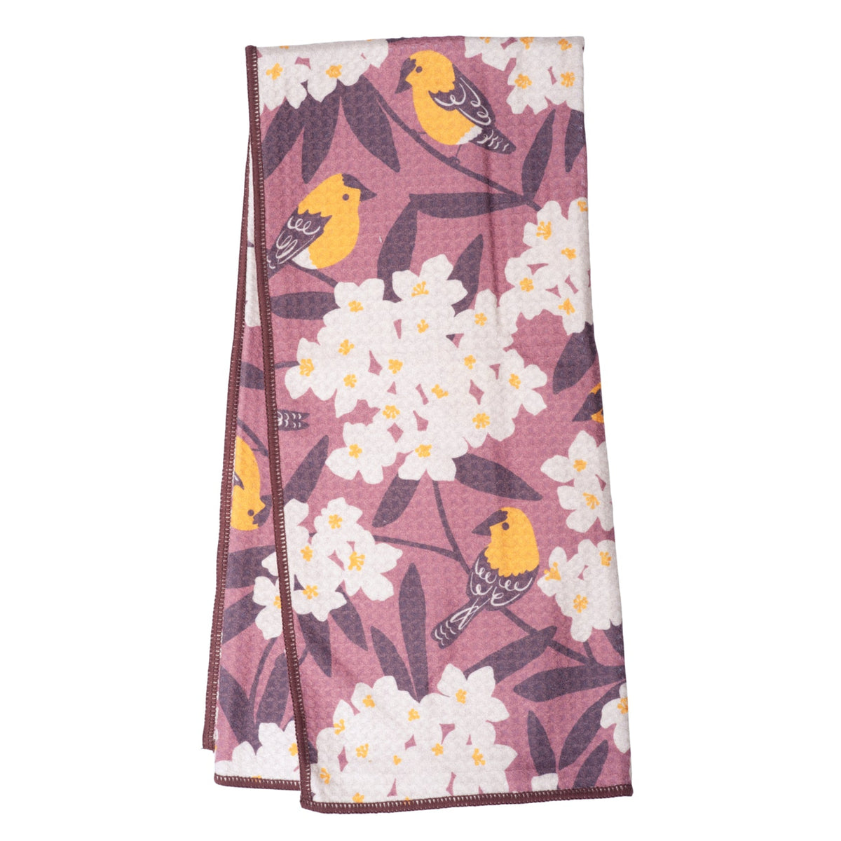 Anywhere Towel Reversible - Nuthatch Birdsong