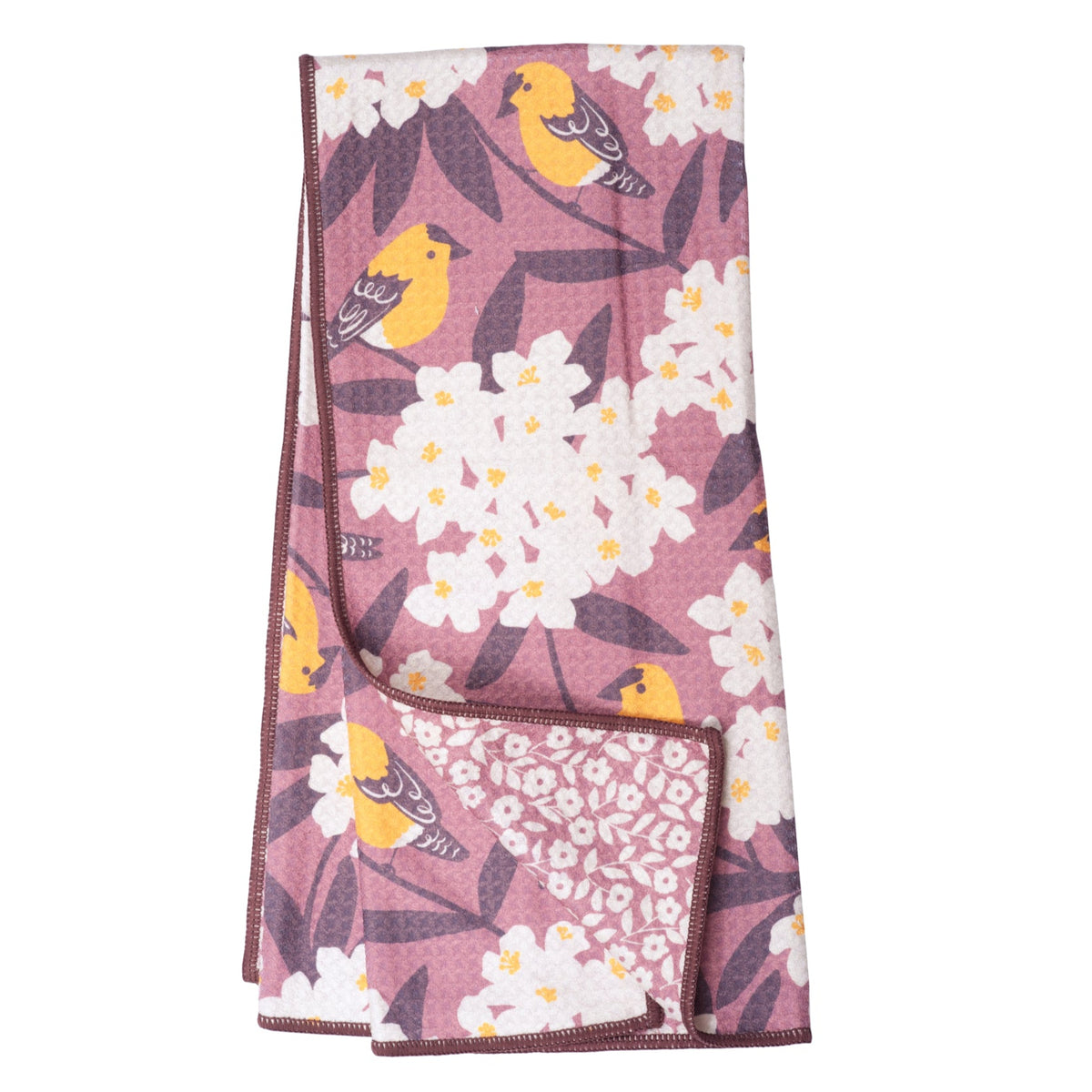 Anywhere Towel Reversible - Nuthatch Birdsong