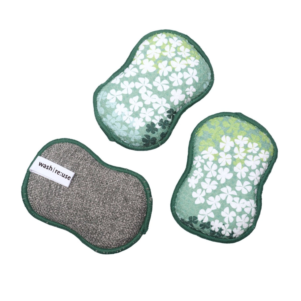 Esponjas reutilizables (juego de 3) - Hortensia