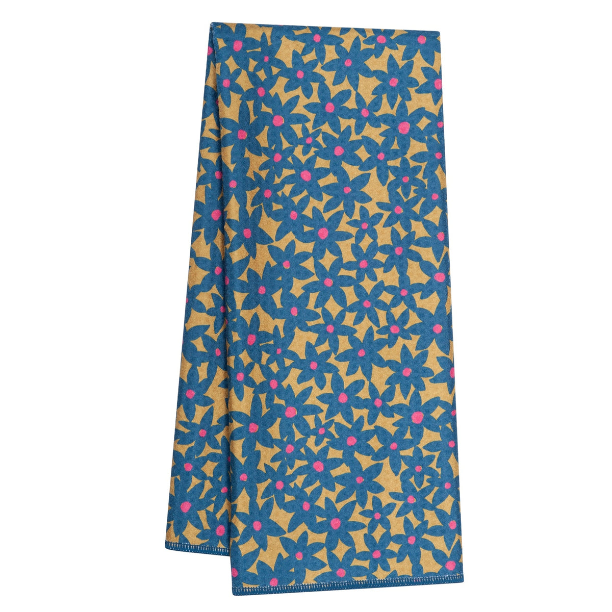 Anywhere Towel Reversible - Iris &amp; Sea Mini Blooms