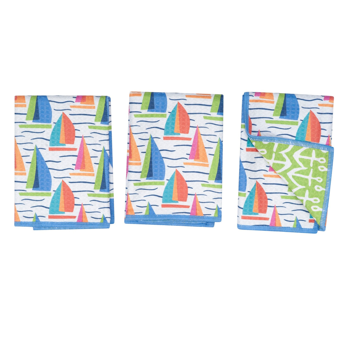 Mighty Mini Towel (Set of 3) Reversible - KN Sail