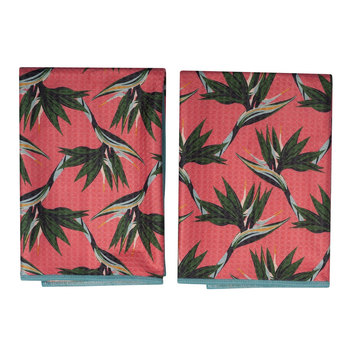 Double Duty Towel (set of 2) Reversible - JL Bird of Paradise