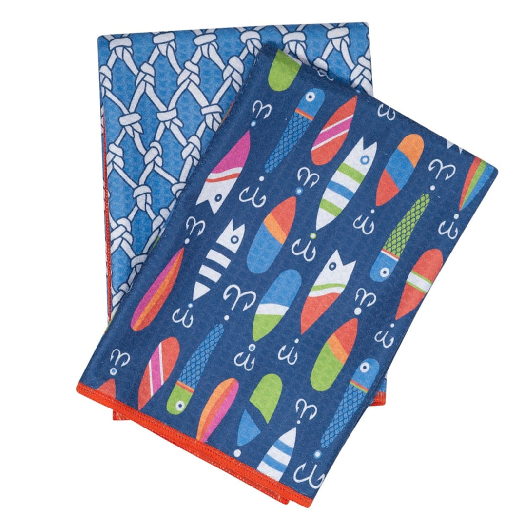 Double Duty Towel (set of 2) Reversible - KN Lure
