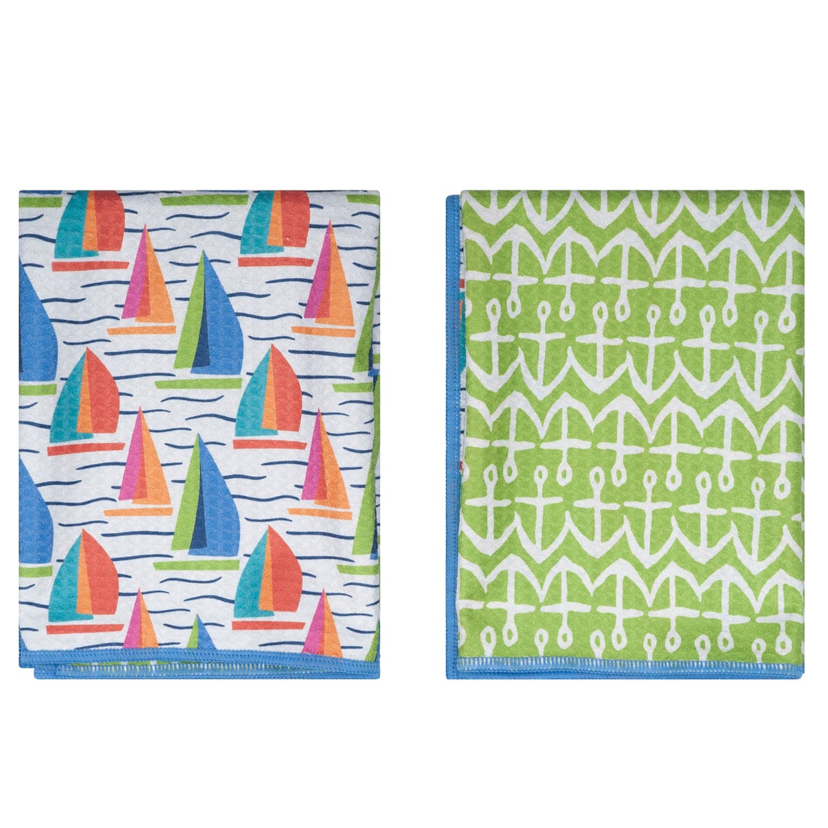 Double Duty Towel (set of 2) Reversible - KN Sail