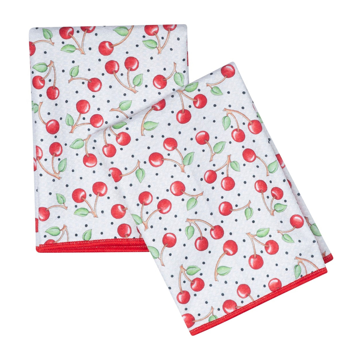 Toalla de doble uso (juego de 2) reversible - ME Cherry Harvest 