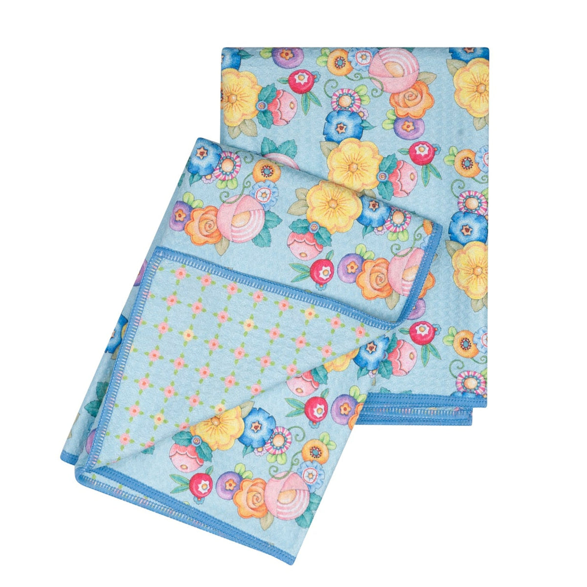 Double Duty Towel (set of 2) Reversible - ME Wildflower Garland