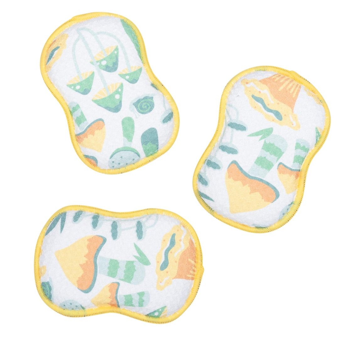 Esponjas reutilizables (juego de 3) - HJ Misty Mushrooms 