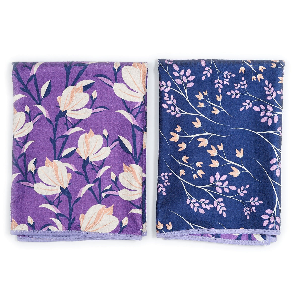 Serviette double usage (lot de 2) réversible - JL Magnolia 