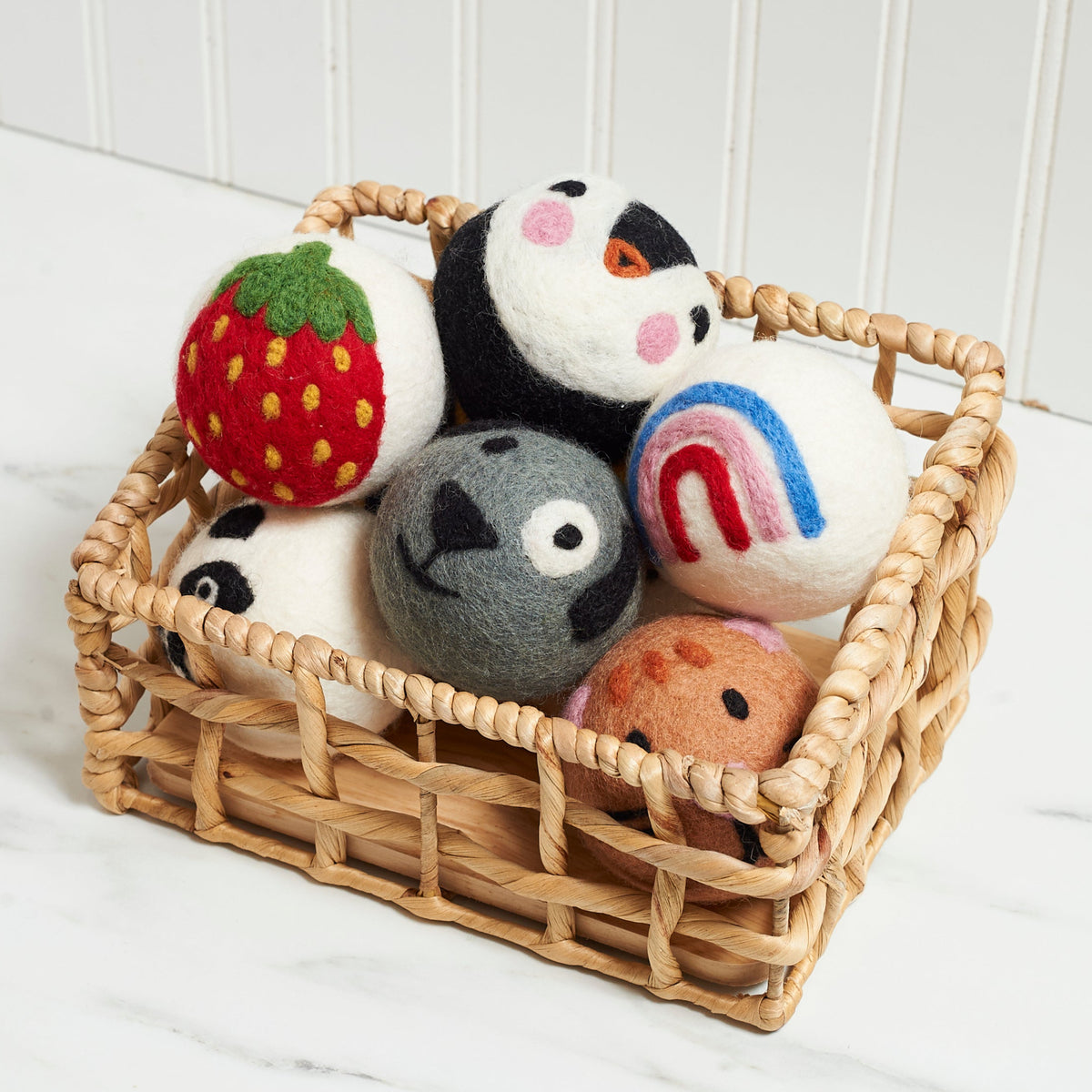 Laundry Wool Dryer Balls - Set of 3 Leopard