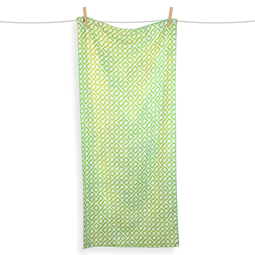 Serviette de plage réversible Journey - Feuille Géo