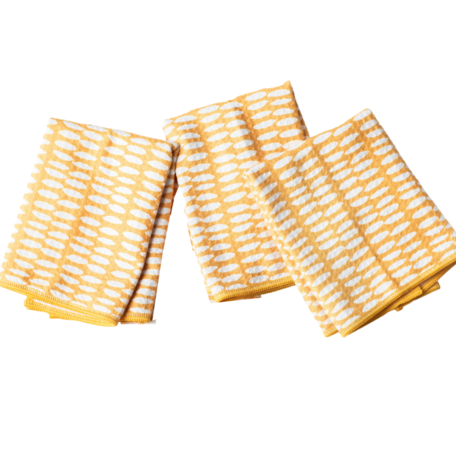 Mighty Mini Towel (Set of 3) - Leopard Kitchen Towels Once Again Home Co. Pecan