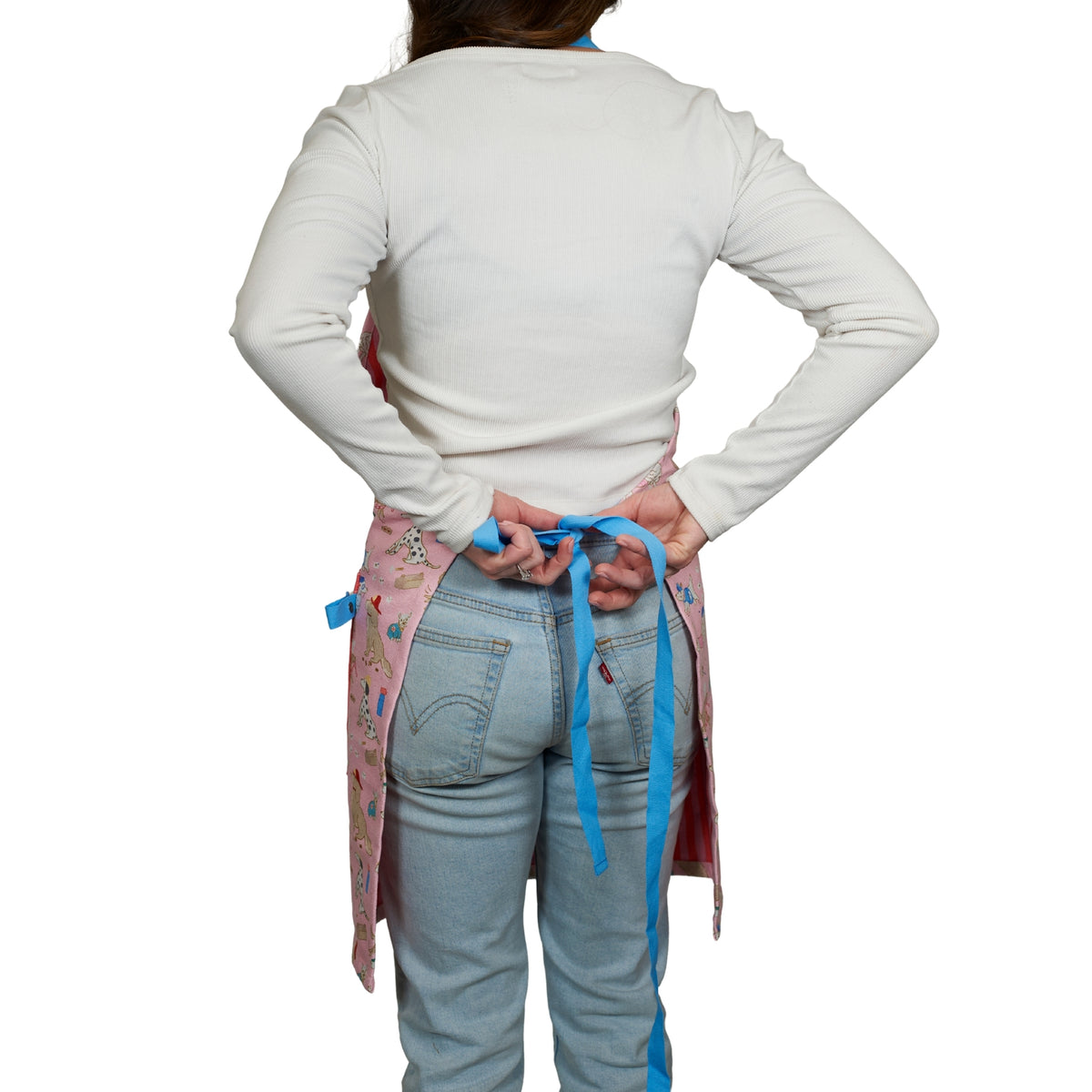 Attach and Go Apron - Mable Tan Canine Caper