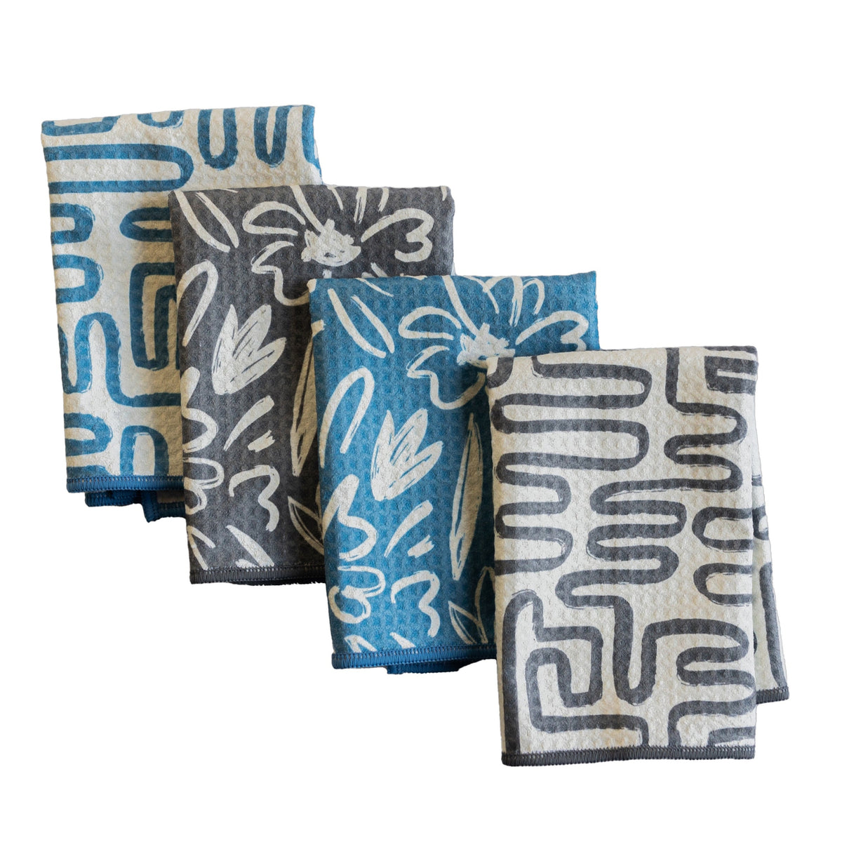 Assorted Mighty Mini Towel (Set of 3) - Doodle &amp; Bloom Kitchen Towels Once Again Home Co.   