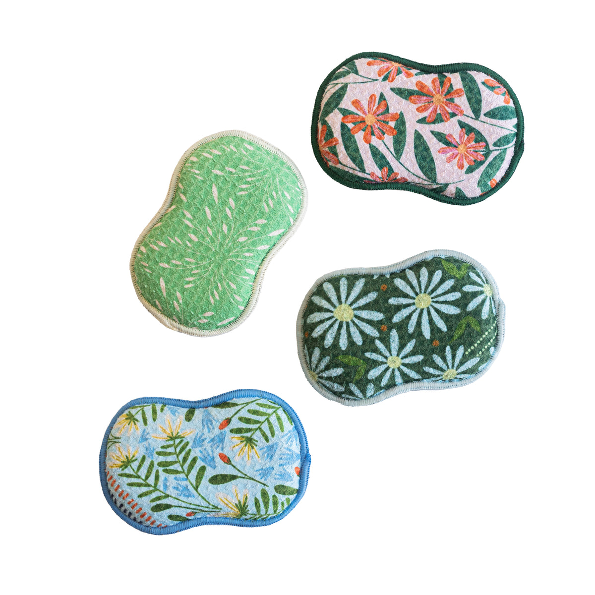 Assorted RE:usable Sponges (Set of 3) - Rebecca Jane Woolbright Collection Spring Fling Sponges &amp; Scouring Pads Once Again Home Co.   