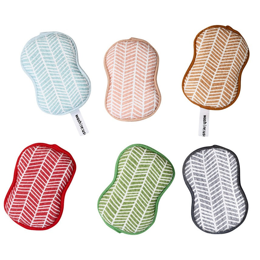 Assorted RE:usable Sponges (Set of 3) - Branches Sponges &amp; Scouring Pads Once Again Home Co.   