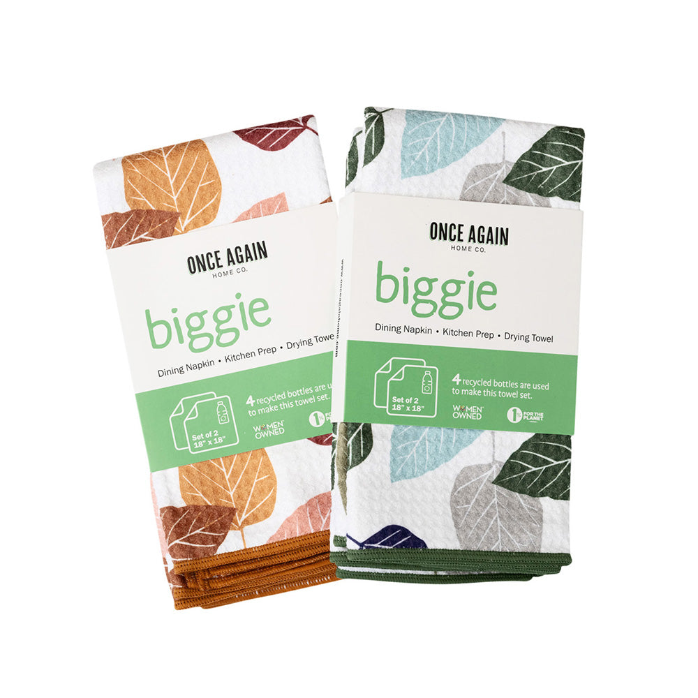 Biggie Towel (set of 2) Fall Leaves