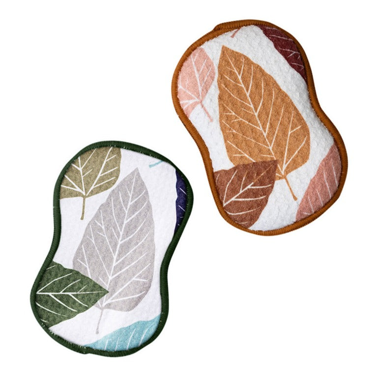 RE:usable Sponges (Set of 3) - Fall Leaves Sponges & Scouring Pads Once Again Home Co.   