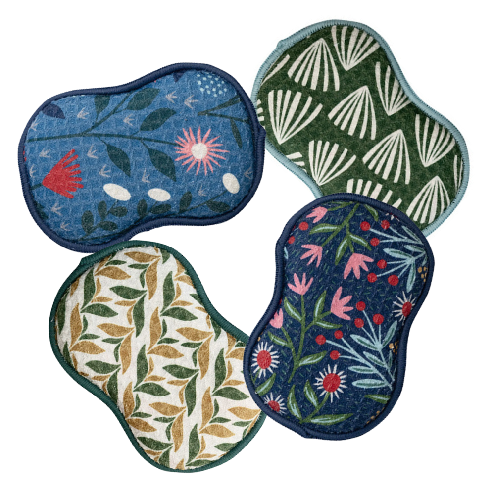 RE:usable Sponges (Set of 3) - RJW Utopian Garden Sponges &amp; Scouring Pads Once Again Home Co.   