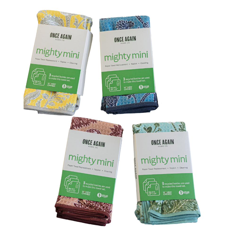 Assorted Mighty Mini Towel (Set of 3) - Ajra &amp; Aviary Kitchen Towels Once Again Home Co.   