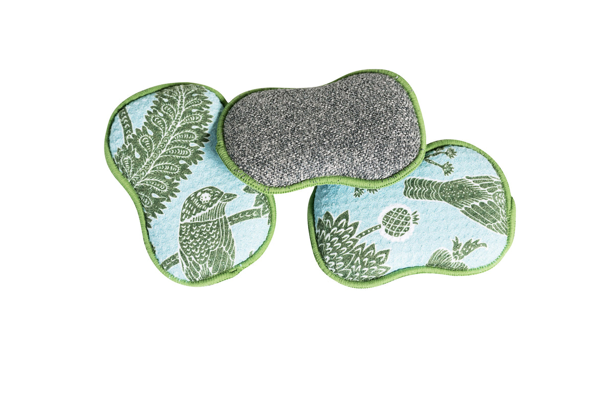 Assorted RE:usable Sponges (Set of 3) - Ajra &amp; Aviary