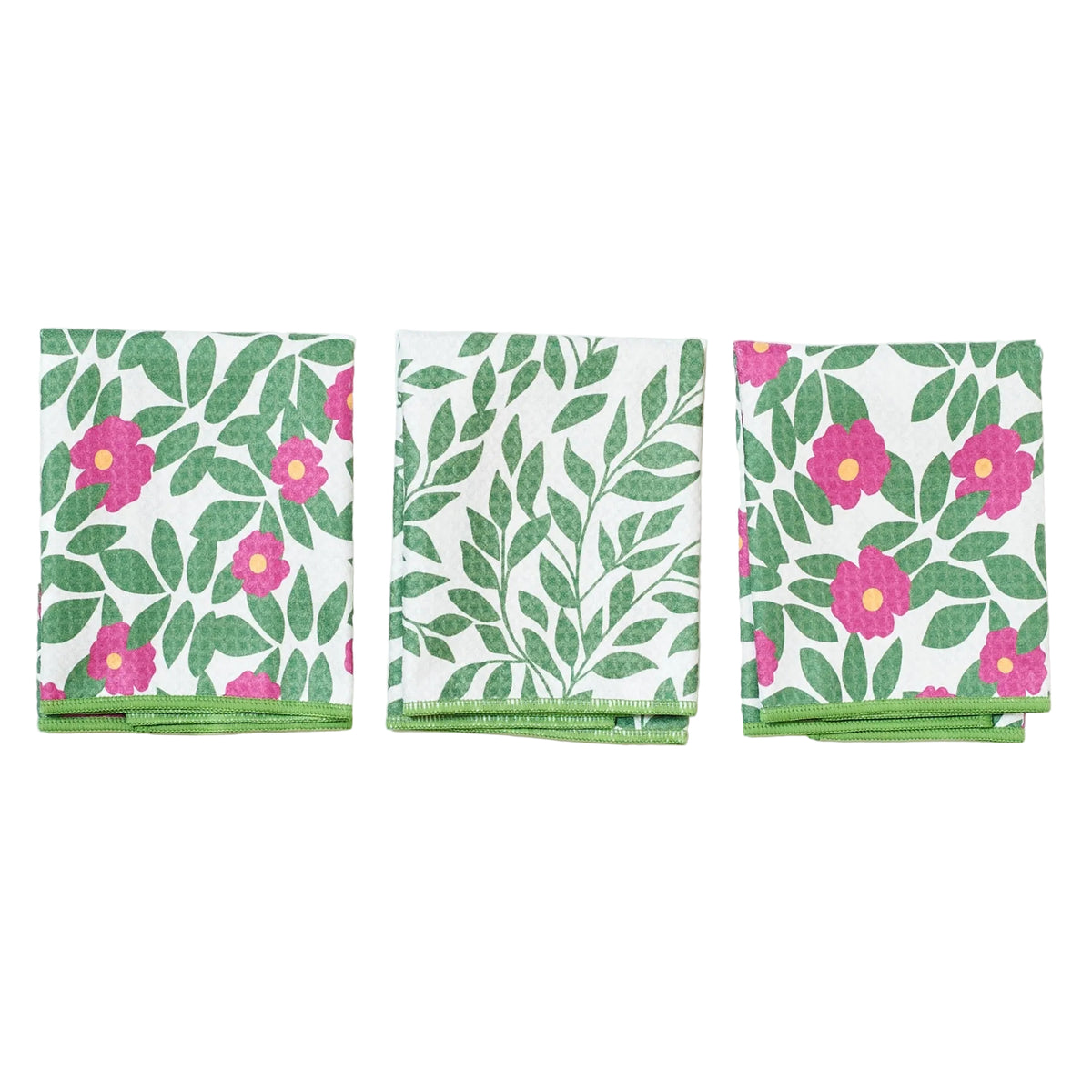 Mighty Mini Towel (Set of 3) Reversible - Kate Nelligan Beach Roses