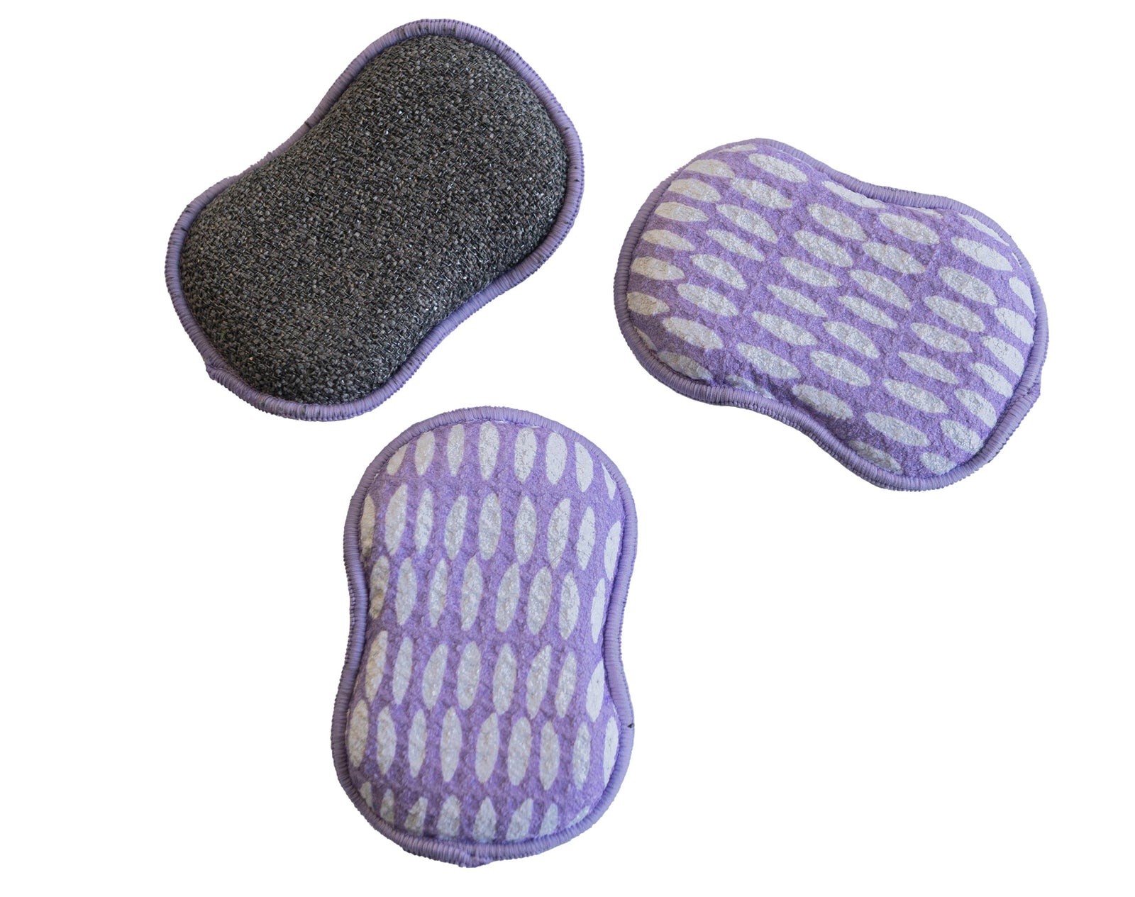 RE:usable Sponges (Set of 3) - Beans in Lilac Sponges & Scouring Pads Once Again Home Co.   