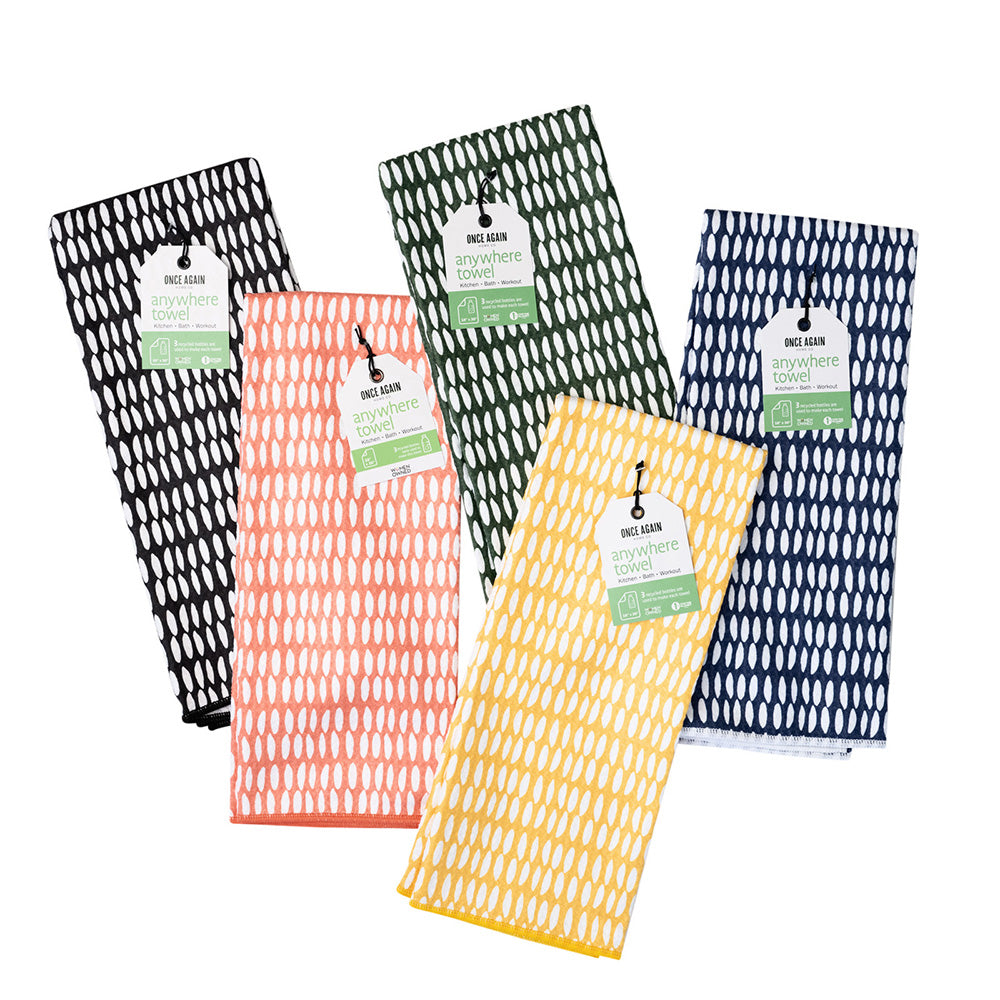Assorted Anywhere Towel - BEANS 12 Kitchen Towels Once Again Home Co.   