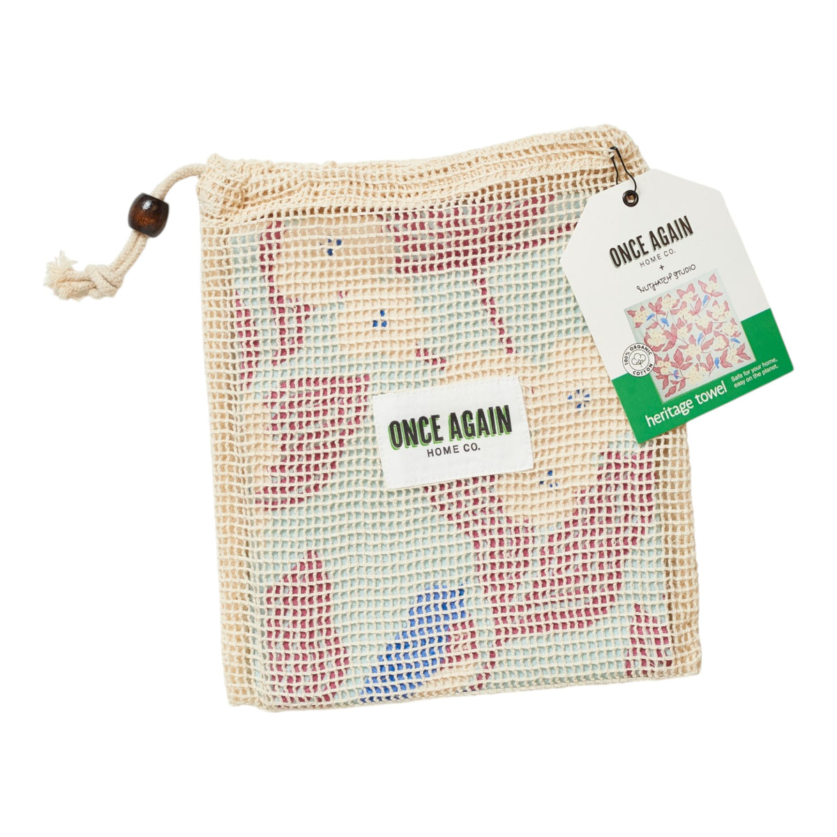 Heritage Organic Towel Set - Nuthatch Birdie