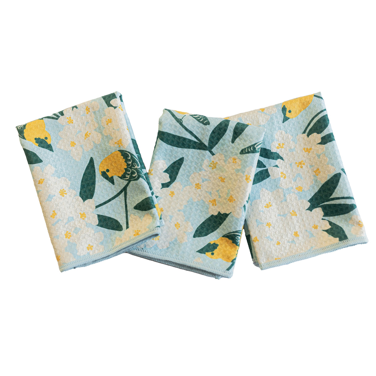 Mighty Mini Towel (Set of 3) - Nuthatch Birdsong kitchen towels Once Again Home Co.   