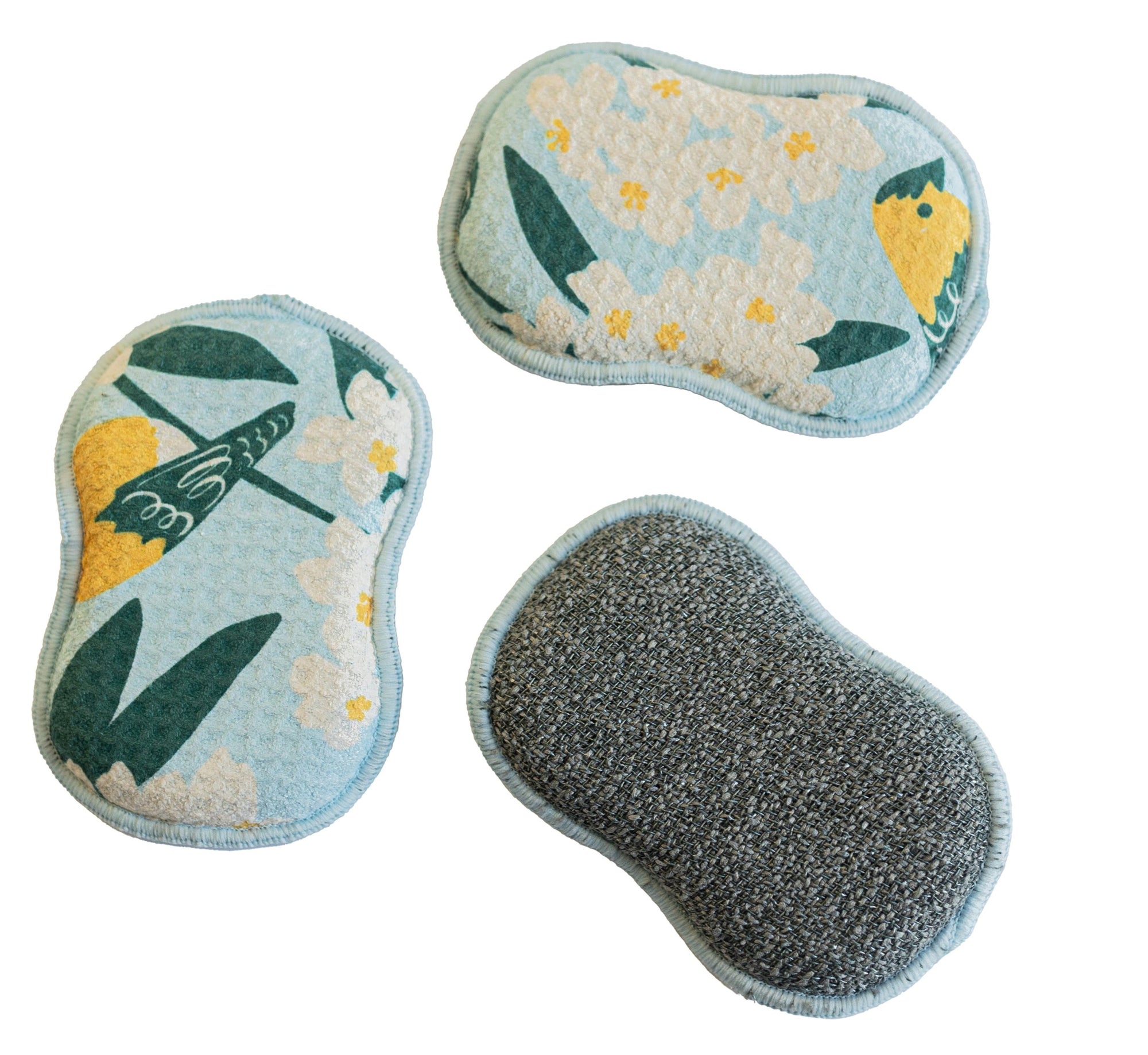 RE:usable Sponges (Set of 3) - Nuthatch Birdsong Sponges & Scouring Pads Once Again Home Co.   